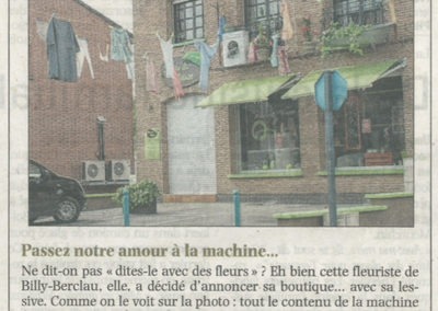 Article sur Fleurs de Saison dans la Voix du Nord