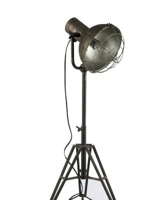 Lampe sur pied en métal